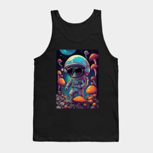 Psychedelic Dj Astronaut - Catsondrugs.com - astronaut, space, stars, galaxy, nasa, cool, planets, funny, universe, astros, astronomy, trippy, surreal, asteroidday, planet Tank Top